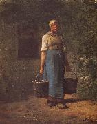 Jean Francois Millet Woman carry the water France oil painting artist